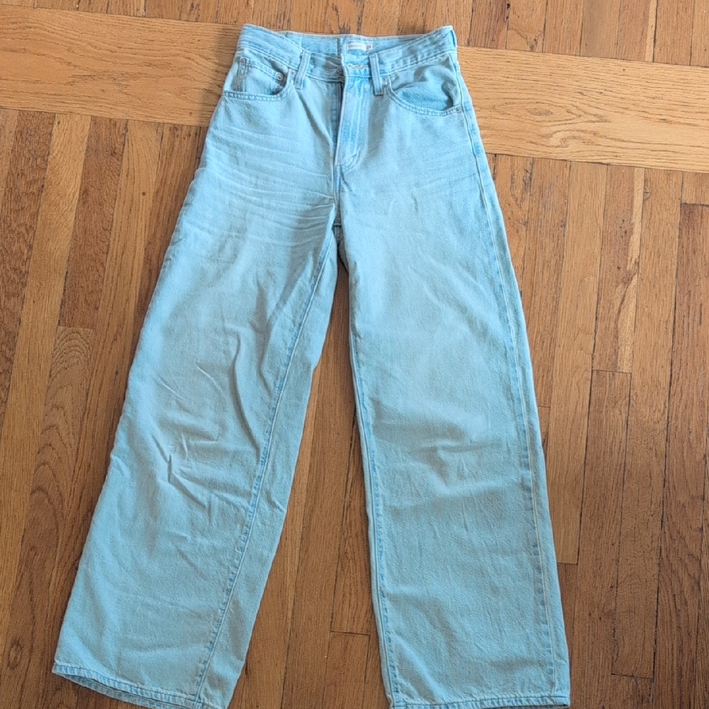 Levi's Cinch Baggy Jeans Size 24 On Blast Color